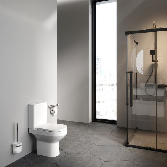 Унитаз компакт AM.PM Spirit V2.0 C708600WH с бачком без сиденья Унитаз компакт AM.PM Spirit V2.0 C708600WH с бачком без сиденья