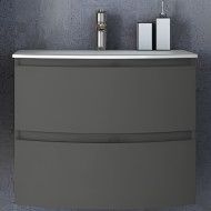 Тумба под раковину Cezares Vague 69 54905 подвесная Grigio talpa opaco