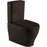 Унитаз компакт WeltWasser Angerbach 001 MT-BL 10000006016 Черный матовый с бачком и сиденьем Микролифт Унитаз компакт WeltWasser Angerbach 001 MT-BL 10000006016 Черный матовый с бачком и сиденьем Микролифт