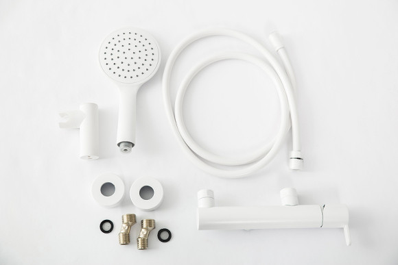 Смеситель для душа Cezares Leaf LEAF-D-BIO Белый матовый