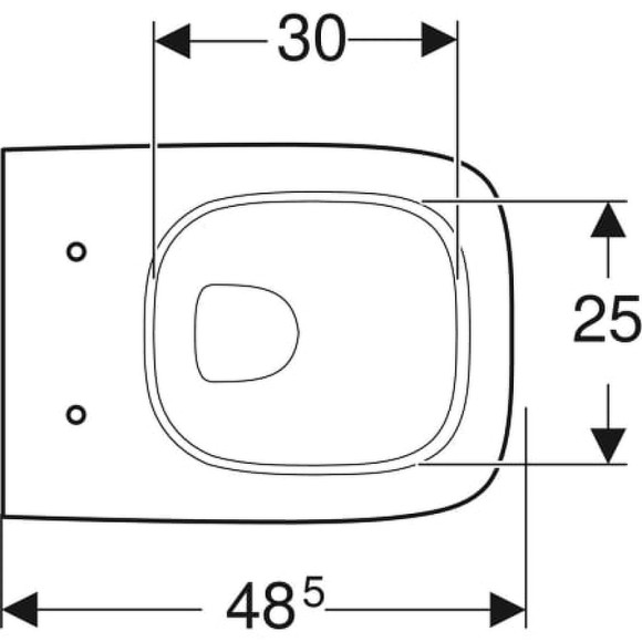 Унитаз Geberit Renova Nr.1 Comprimo New 206145000 подвесной без сиденья Белый Унитаз Geberit Renova Nr.1 Comprimo New 206145000 подвесной без сиденья Белый