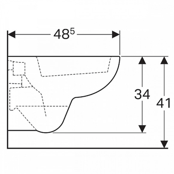 Унитаз Geberit Renova Nr.1 Comprimo New 206145000 подвесной без сиденья Белый Унитаз Geberit Renova Nr.1 Comprimo New 206145000 подвесной без сиденья Белый