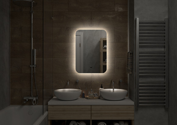 Зеркало Континент Burzhe 500х700 ЗЛП541 с подсветкой с бесконтактным выключателем Зеркало Континент Burzhe 500х700 ЗЛП541 с подсветкой с бесконтактным выключателем