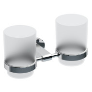 Стакан для зубных щеток Ravak Chrome CR 220.00 X07P189 двойной Хром Стакан для зубных щеток Ravak Chrome CR 220.00 X07P189 двойной Хром