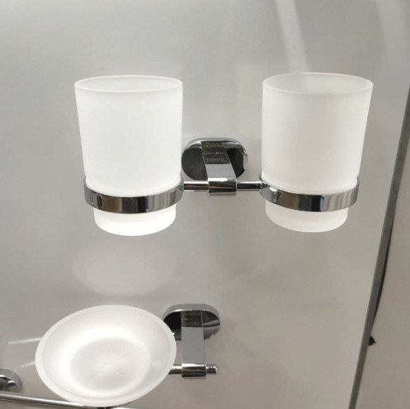 Стакан для зубных щеток Ravak Chrome CR 220.00 X07P189 двойной Хром