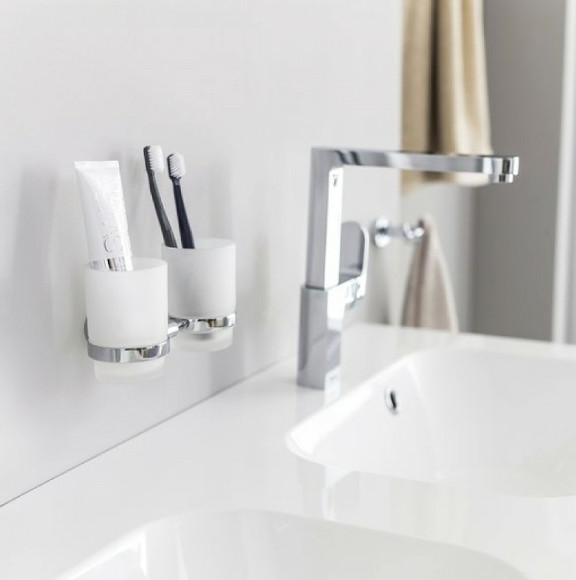 Стакан для зубных щеток Ravak Chrome CR 220.00 X07P189 двойной Хром