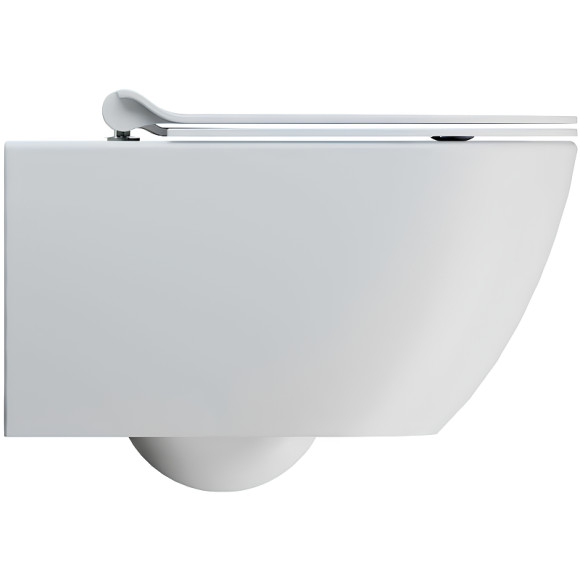 Унитаз GSI Pura 881509 подвесной Белый матовый без сиденья Унитаз GSI Pura 881509 подвесной Белый матовый без сиденья