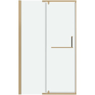 Душевая дверь Grossman Pragma 120 100.K33.03.120.32.00 профиль Золото сатин стекло прозрачное