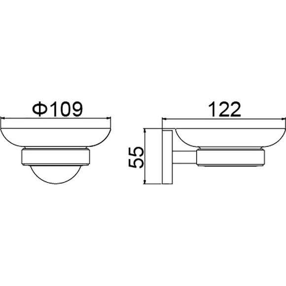 Мыльница Timo Saona 13021/17 Золото матовое Мыльница Timo Saona 13021/17 Золото матовое
