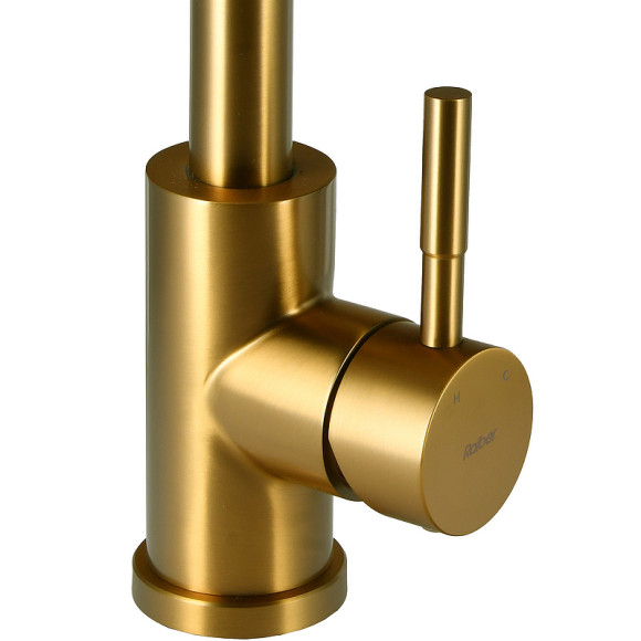 Смеситель для кухни Raiber Graceful RPG-012 Золото матовое Смеситель для кухни Raiber Graceful RPG-012 Золото матовое