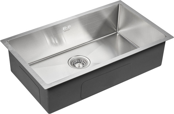 Кухонная мойка Paulmark Next 74 Uni PM217444-BS Брашированная сталь Кухонная мойка Paulmark Next 74 Uni PM217444-BS Брашированная сталь