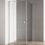 Душевой уголок Cezares Valvola АH-1 100x90 профиль Хром стекло прозрачное