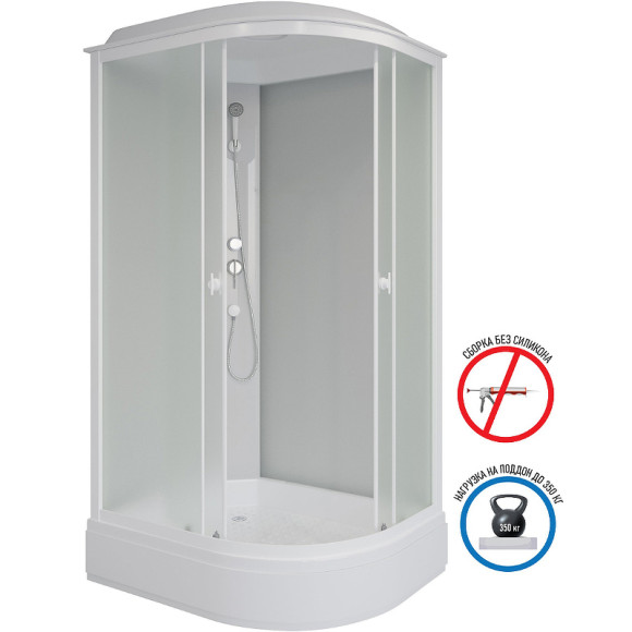 Душевая кабина Niagara Promo 110x80 L P110/80/26L/MT без гидромассажа