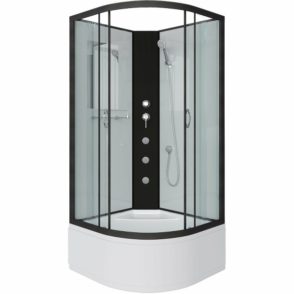 Душевая кабина Niagara Classic 100х100 NG-6709-14BKG с гидромассажем