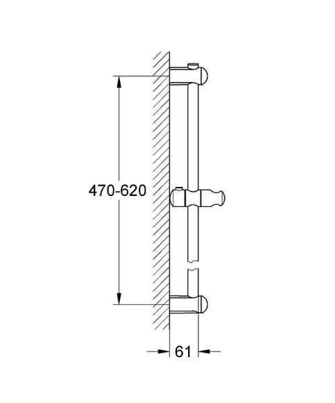 Душевая штанга Grohe Euphoria 27499000 Хром