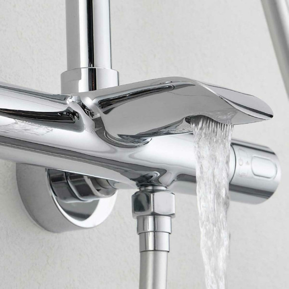 Душевая система Vincea Esse VSFS-1E1TCH с термостатом Хром Душевая система Vincea Esse VSFS-1E1TCH с термостатом Хром