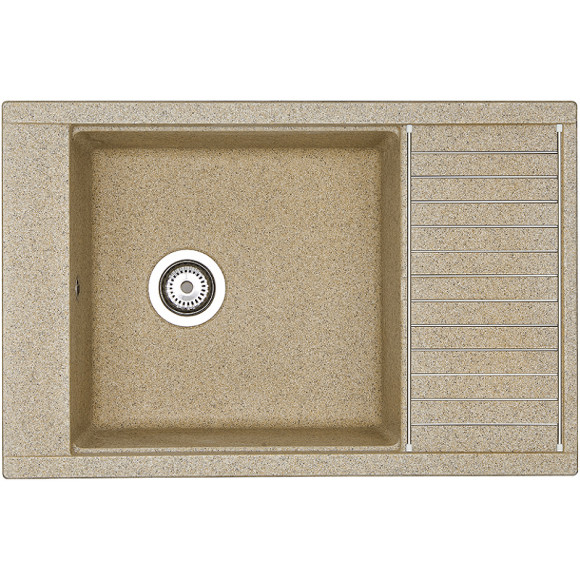 Кухонная мойка Aquaton Делия 78 1A715132DE220 Песочный