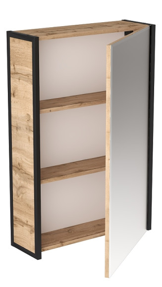 Зеркальный шкаф 1MarKa Grunge Loft 60П Ц0000007992 Дуб вотан Зеркальный шкаф 1MarKa Grunge Loft 60П Ц0000007992 Дуб вотан