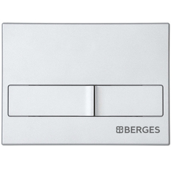 Комплект унитаза с инсталляцией Berges Novum 042453 с сиденьем Микролифт и клавишей смыва Хром матовый