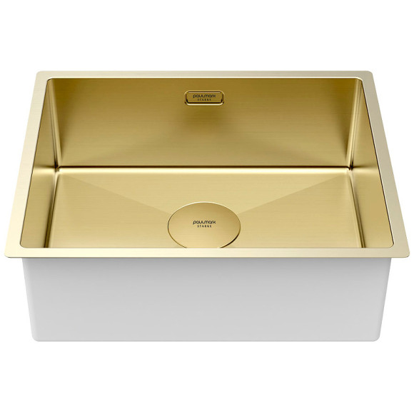 Кухонная мойка Paulmark Next 54 Uni PM215444-LG Светлое золото Кухонная мойка Paulmark Next 54 Uni PM215444-LG Светлое золото