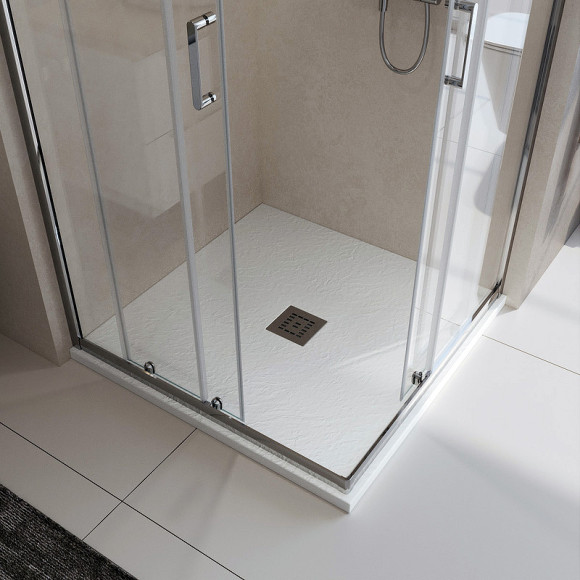 Душевой поддон из искусственного камня BelBagno Uno 80x80 TRAY-MR-UNO-A-80-35-W-CR Белый Душевой поддон из искусственного камня BelBagno Uno 80x80 TRAY-MR-UNO-A-80-35-W-CR Белый