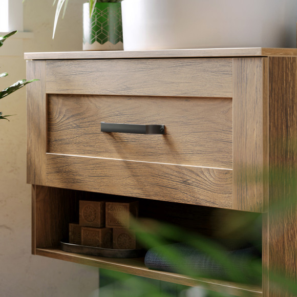 Тумба под раковину Aqwella Craft 80 CRF0108DB подвесная Дуб балтийский Тумба под раковину Aqwella Craft 80 CRF0108DB подвесная Дуб балтийский