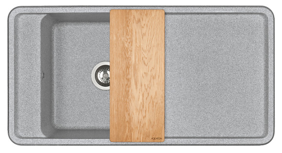 Кухонная мойка Aquaton Беллис 97 1A725132BS230 Серая