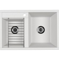 Кухонная мойка Aquaton Делия 78 DBL 1A723132DE240 Жемчуг Кухонная мойка Aquaton Делия 78 DBL 1A723132DE240 Жемчуг