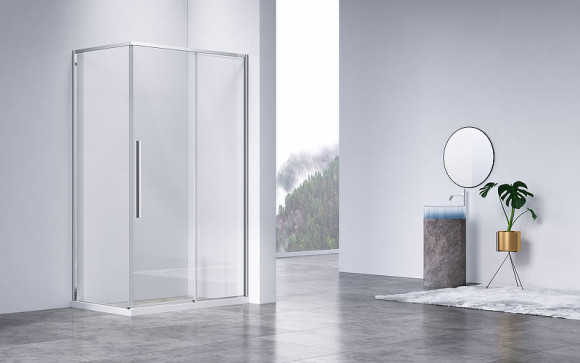 Душевой уголок Vincea Slim-N 130x90 VSR-4SN9013CL профиль Хром стекло прозрачное