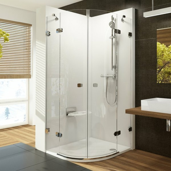 Душевой уголок Ravak Brilliant BSKK4-100 100х100 3U2AAA00Y1 профиль Хром стекло Transparent Душевой уголок Ravak Brilliant BSKK4-100 100х100 3U2AAA00Y1 профиль Хром стекло Transparent