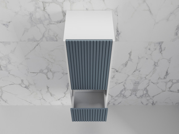 Шкаф пенал Style Line Стокгольм 36 ЛС-00002317 подвесной Графит софт Шкаф пенал Style Line Стокгольм 36 ЛС-00002317 подвесной Графит софт