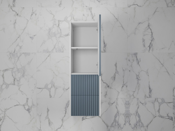 Шкаф пенал Style Line Стокгольм 36 ЛС-00002317 подвесной Графит софт Шкаф пенал Style Line Стокгольм 36 ЛС-00002317 подвесной Графит софт