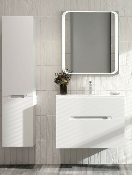 Зеркало Jorno Modul 80 Mоl.02.77/W с подсветкой с сенсорным выключателем Зеркало Jorno Modul 80 Mоl.02.77/W с подсветкой с сенсорным выключателем