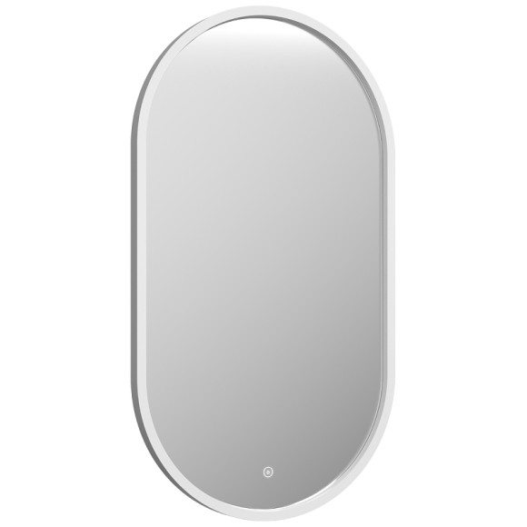 Зеркало Континент Prime 450х800 ЗЛП1099 с подсветкой Белое с сенсорным выключателем Зеркало Континент Prime 450х800 ЗЛП1099 с подсветкой Белое с сенсорным выключателем