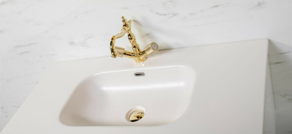 Тумба под раковину Boheme Armadi Art Vallessi Avangarde Linea 80 842-080-WG подвесная Белая Золото