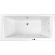 Акриловая ванна Whitecross Savia Duo 170x80 0103.170080.100.LINE.GL с гидромассажем Акриловая ванна Whitecross Savia Duo 170x80 0103.170080.100.LINE.GL с гидромассажем