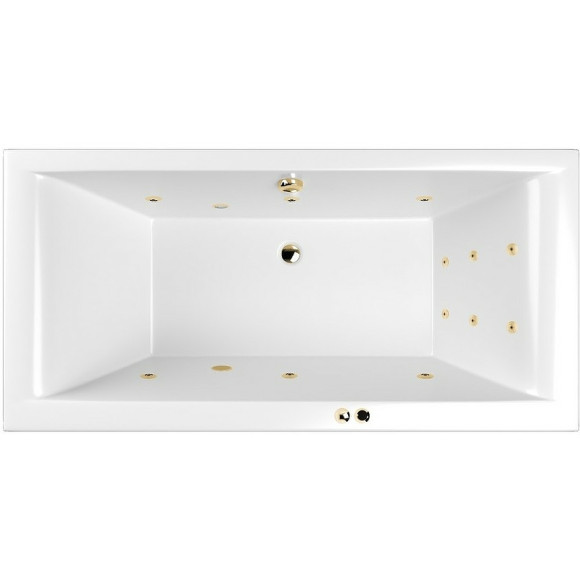 Акриловая ванна Whitecross Savia Duo 170x80 0103.170080.100.LINE.GL с гидромассажем