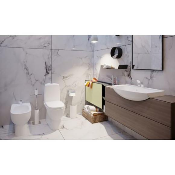 Раковина Sanita Luxe Best 65 WB.FN/Best/65-C/WHT.G/S1 Белая