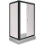 Душевой уголок Radomir Верчелли 120x80 R 1-03-6-2-0-0121 профиль Черный стекло матовое