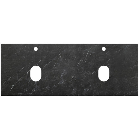 Столешница под раковину BelBagno 120 KEP-120-2-MNO Marmo Nero Opaco