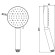Ручной душ Swedbe Hermes 5118B Черный матовый Ручной душ Swedbe Hermes 5118B Черный матовый