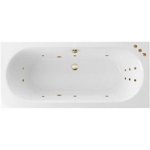 Акриловая ванна Excellent Oceana Slim 180x80 WAEX.OCE18S.SMART.BR с гидромассажем