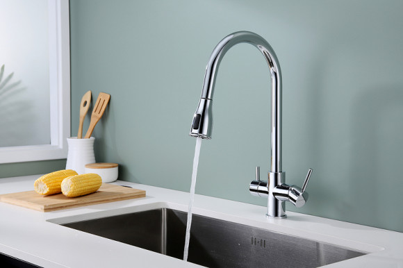 Смеситель для кухни Paulmark Lange La214212-CR Хром