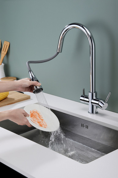 Смеситель для кухни Paulmark Lange La214212-CR Хром