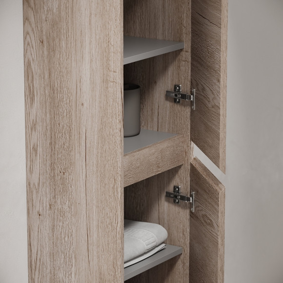 Шкаф пенал Sancos Libra 35 PLB35EG подвесной Дуб галифакс натуральный