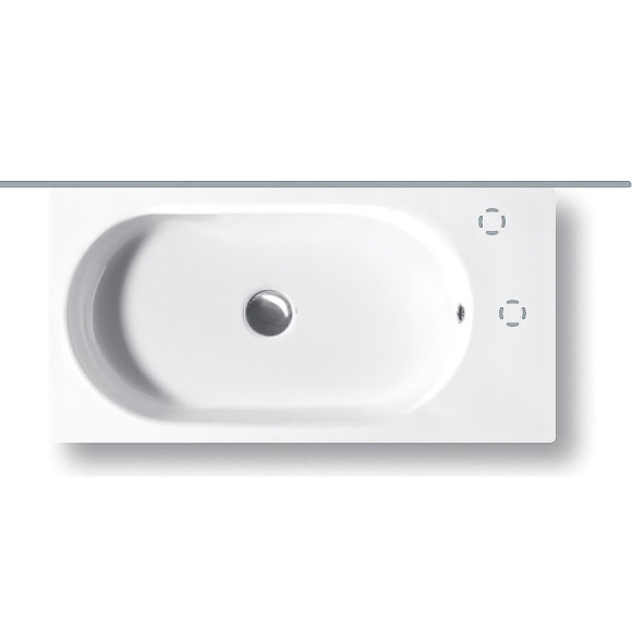 Раковина Hatria Area 70 L Y0W901 Белая Раковина Hatria Area 70 L Y0W901 Белая