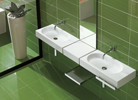 Раковина Hatria Area 70 L Y0W901 Белая Раковина Hatria Area 70 L Y0W901 Белая