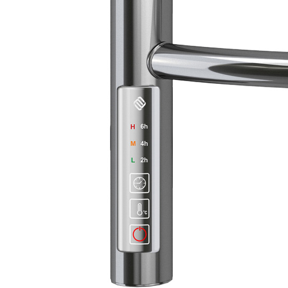 Электрический полотенцесушитель Terminus Классик П8 400х850 левый 4670078531353 Хром