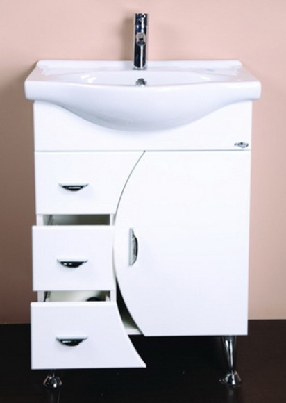 Тумба под раковину Onika Луна 60 Белая Тумба под раковину Onika Луна 60 Белая