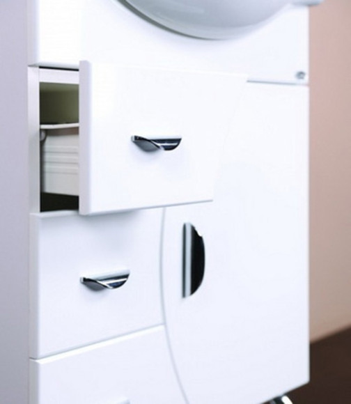 Тумба под раковину Onika Луна 60 Белая Тумба под раковину Onika Луна 60 Белая